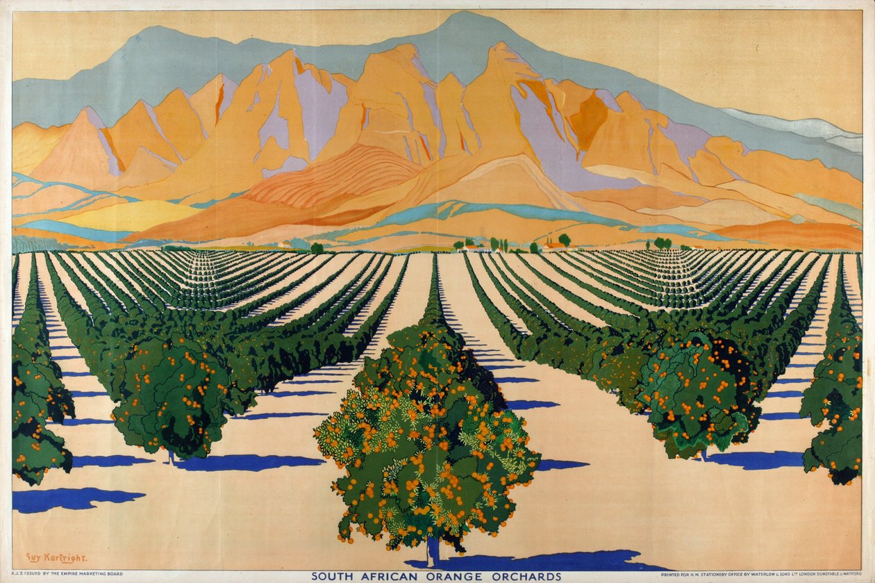 Pomares de laranjas da África do Sul, da série "Summer