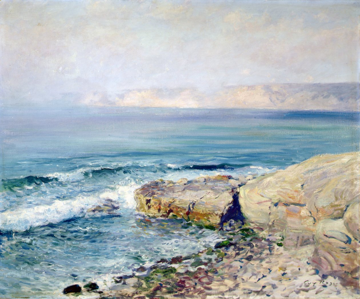 Nevoeiro que entra (óleo sobre tela) de Guy Rose