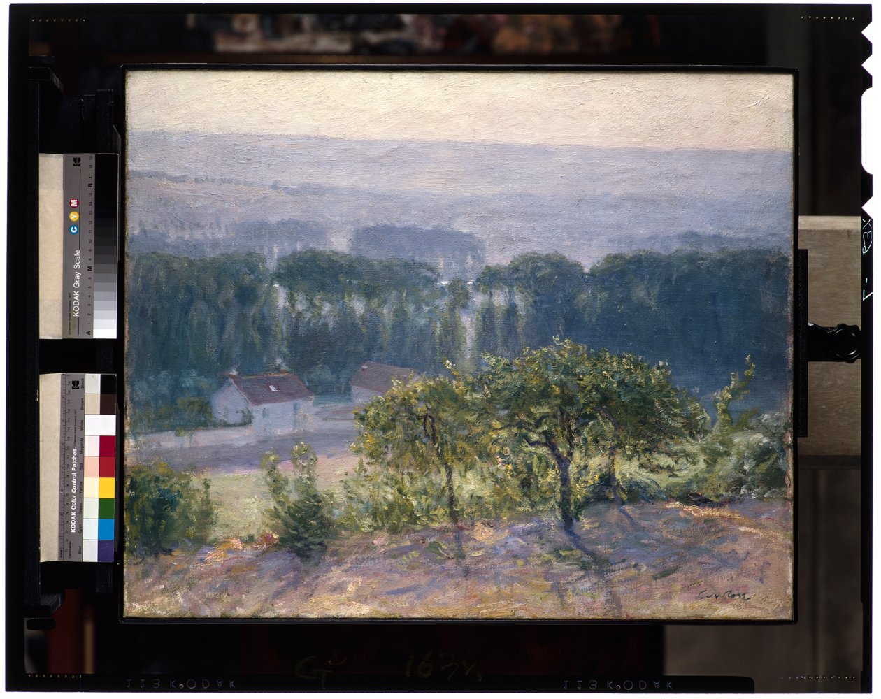 Fim da tarde, Giverny, c.1905-13 (óleo sobre tela) de Guy Rose