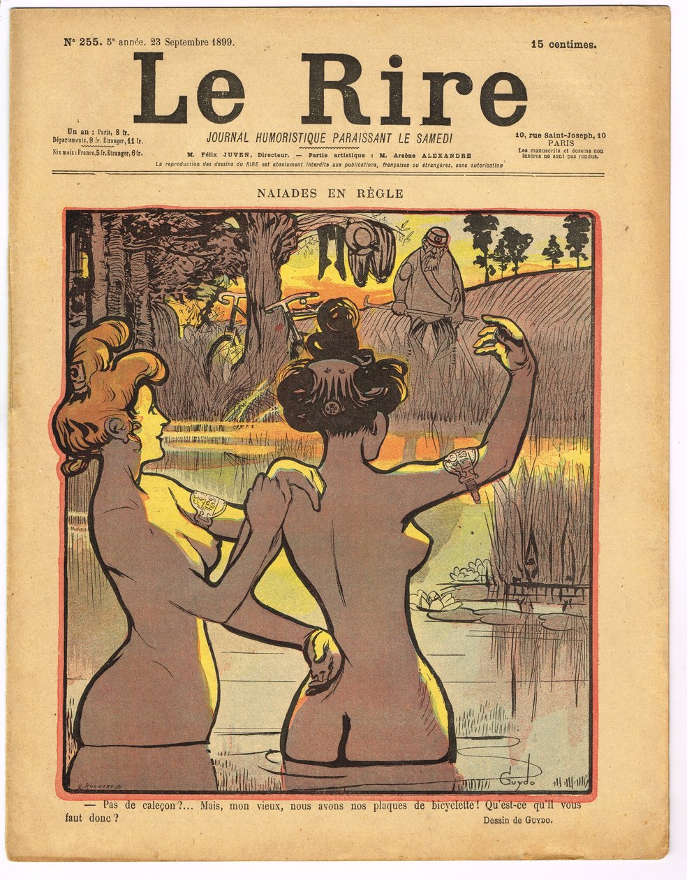 Ilustração de Guydo (1868-1930) em Le Rire de Guydo Guydo