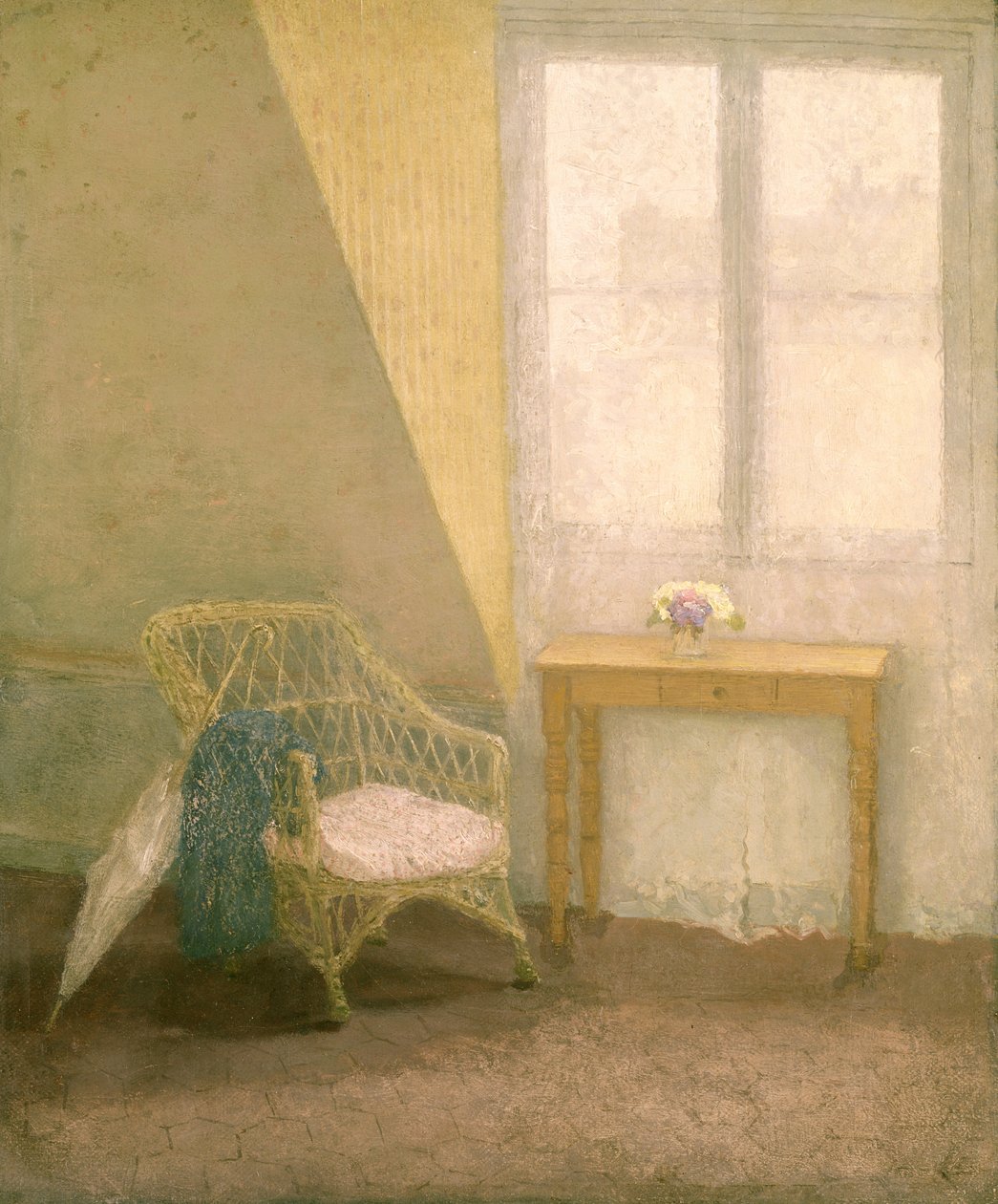 Um canto da sala do artista, Paris, c.1907-09 de Gwen John