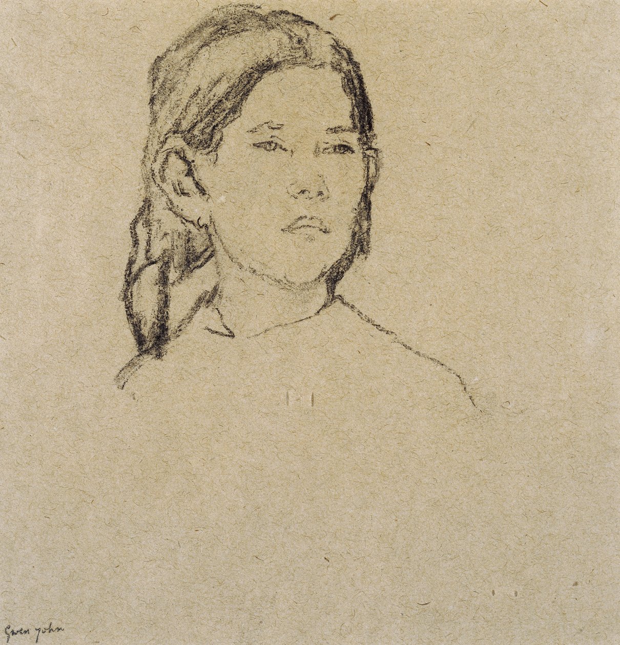 Cabeça de menina, de Gwen John