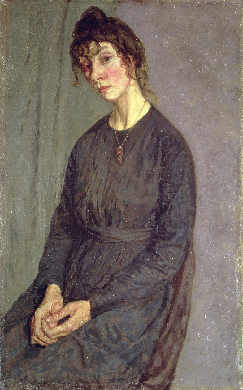 Retrato de Chloe Boughton-Leigh (óleo sobre tela) de Gwen John