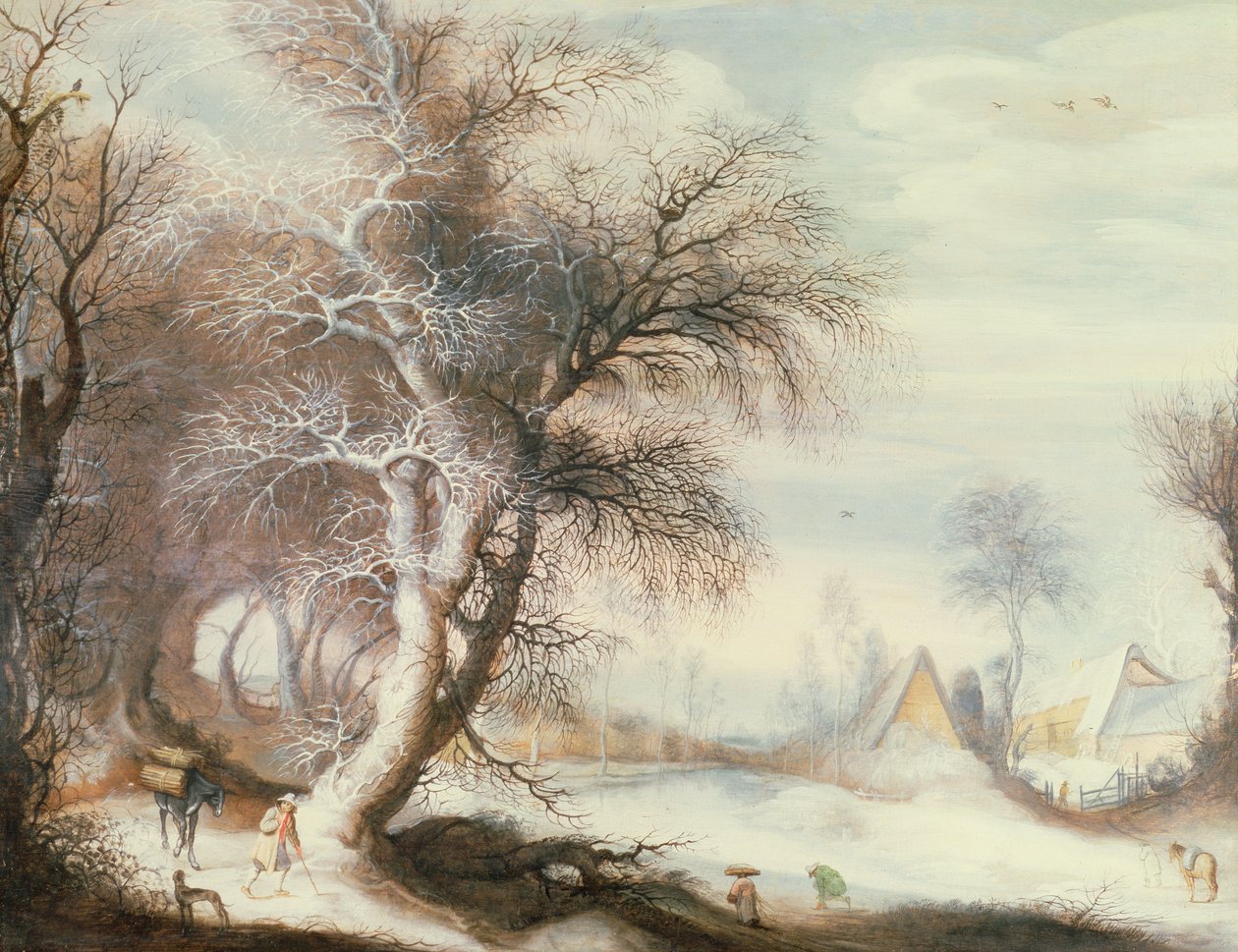 Paisagem de inverno de Gysbrecht Lytens or Leytens