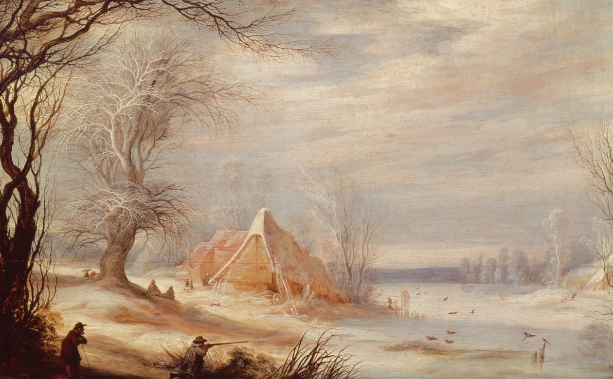 Paisagem de inverno de Gysbrecht Lytens or Leytens