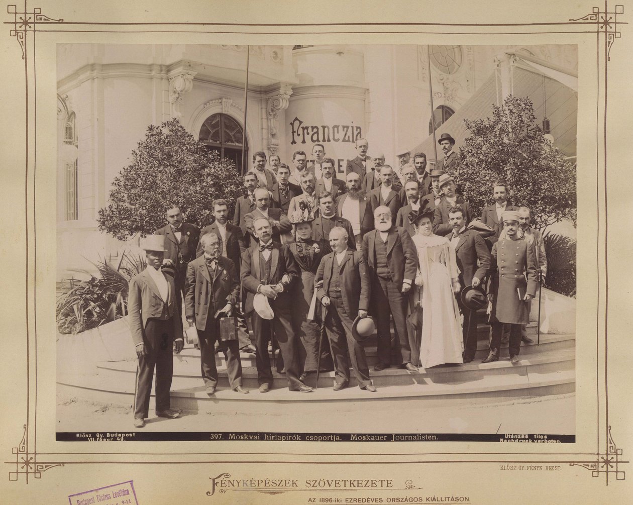 Exposição do Milénio, jornalistas - Budapeste XIV Fortepan 82827 de György Klösz