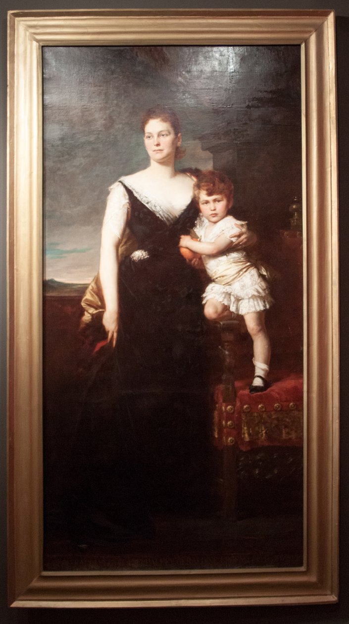 Retrato da condessa Gyula Karolyi, nee Geraldine PalffynInglês: Karolyi Gyulane grofne, retrato de Palffy Geraldine de Gyula Benczúr