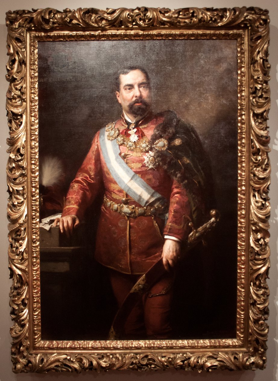 Retrato de Jeno KaratsonyinMagyar: Karatsonyi Jeno portrejan de Gyula Benczúr