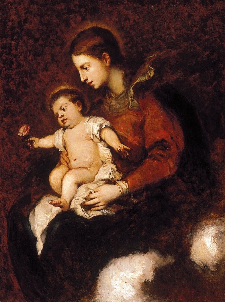 Madonna com o menino Jesus de Gyula Benczúr