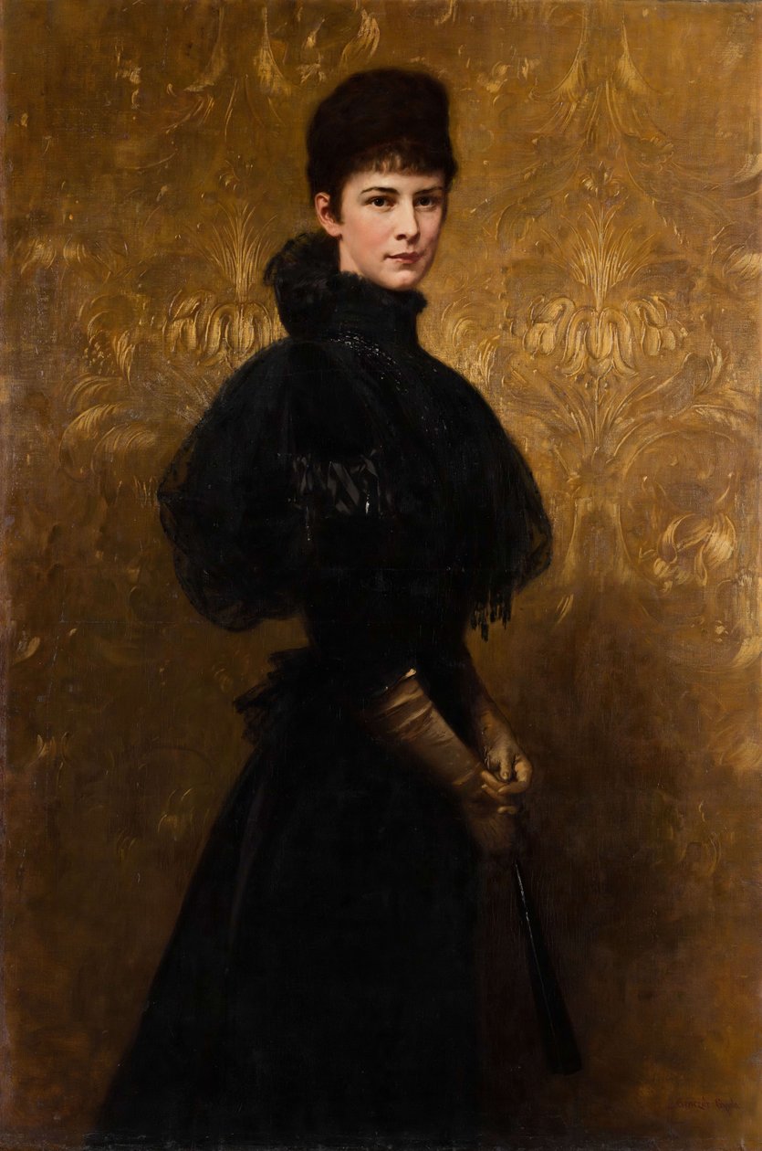 Retrato da Rainha Elisabeth Retrato da Imperatriz Elisabeth de Gyula Benczúr