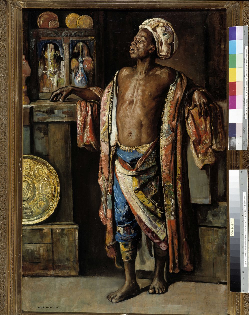 O antiquário. Pintura de Gyula Tornai (1861-1928). looks básicos de Porovence, Marselha de Gyula Tornai