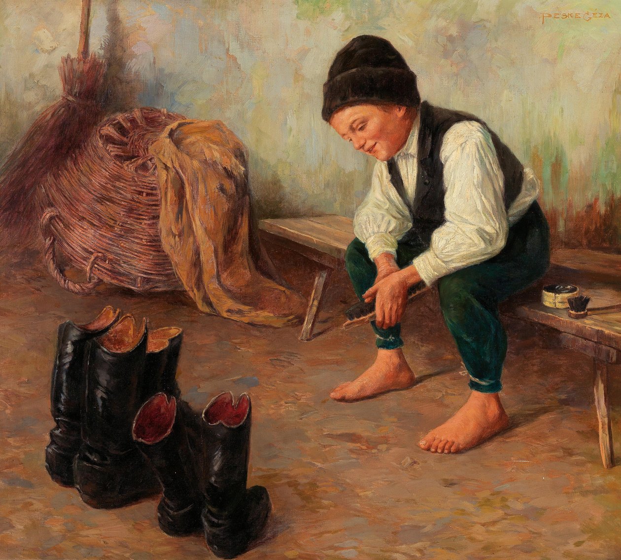 O limpador de sapato de Géza Peske