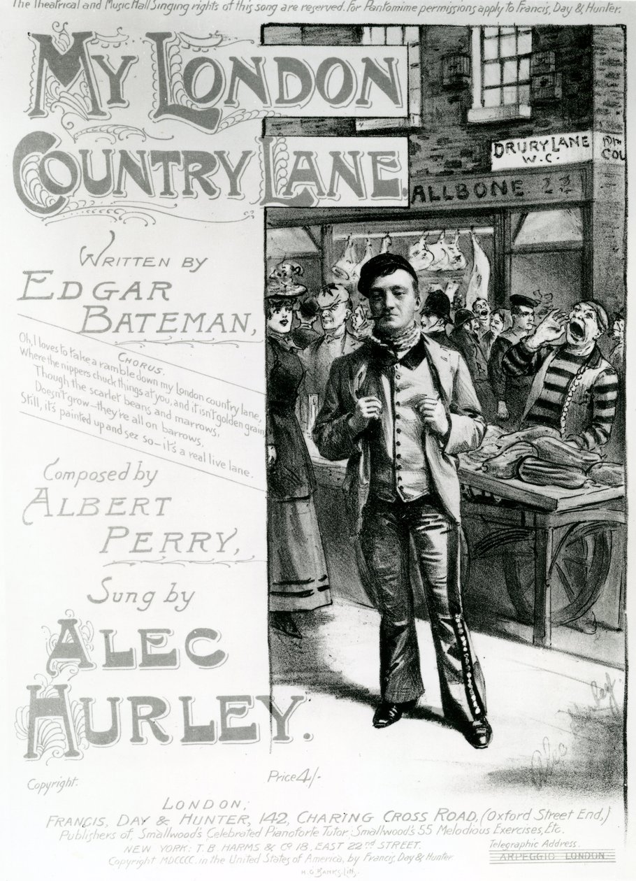 &39;My London Country Lane&39; (litografia) de H. G. Banks