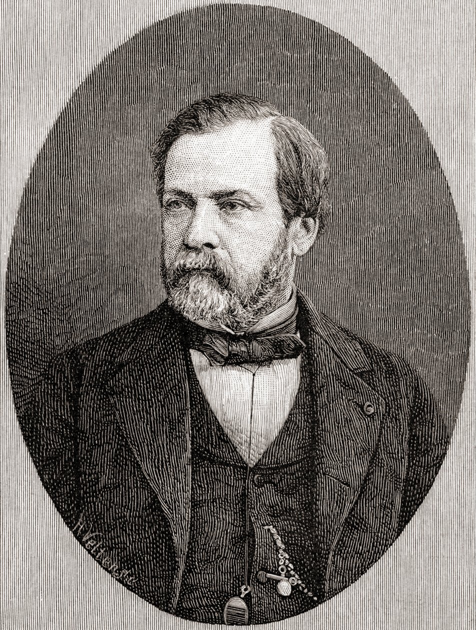 Louis Pasteur, da revista mensal The Century Illustrated Magazine, publicada em 1884 (gravura em madeira) de H. Velten