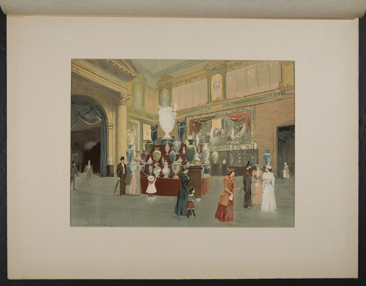 Na secção francesa, Edifício das manufacturas de H.D. Nichols
