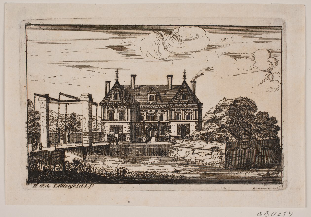 Assento de um cavalheiro de H.G. de Lillienskjold