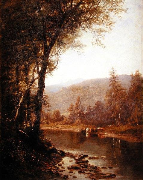 Paisagem de Verão (óleo sobre tela) de H.J. Blauvelt