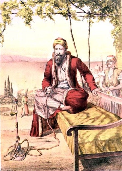 Um Comerciante Judeu, gravado por Charles Parsons de H.J. van (after) Lennep