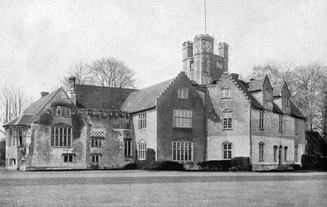 Bisham Abbey, Berkshire, do nordeste, 1924-1926. de HN King