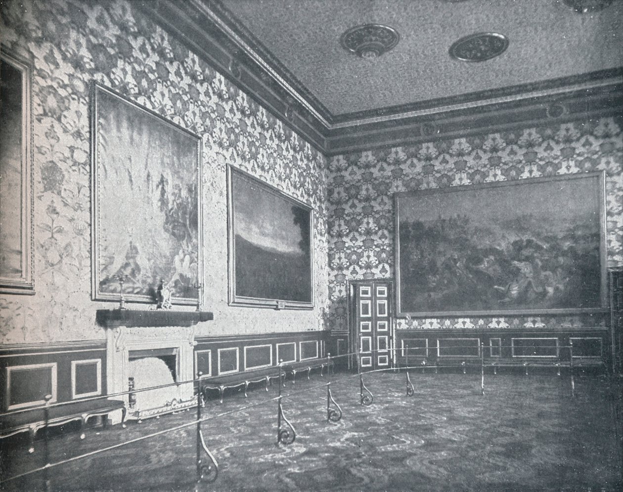 A sala de banquetes no Palácio de St. Jamess, c1899, 1901 de HN King