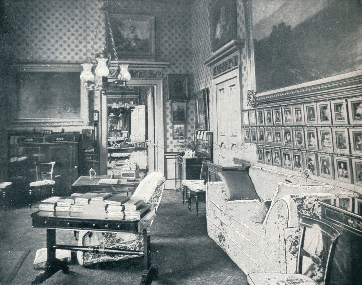 O Prince Consorts camarim no Palácio de Buckingham, c1899, 1901 de HN King
