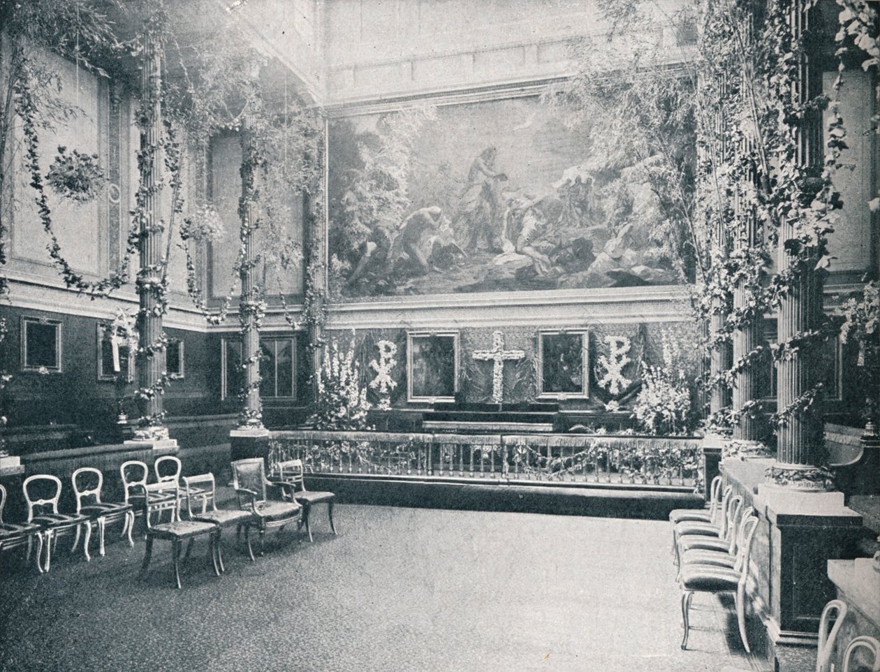 A capela privada do Palácio de Buckingham, c1910 1911 de HN King