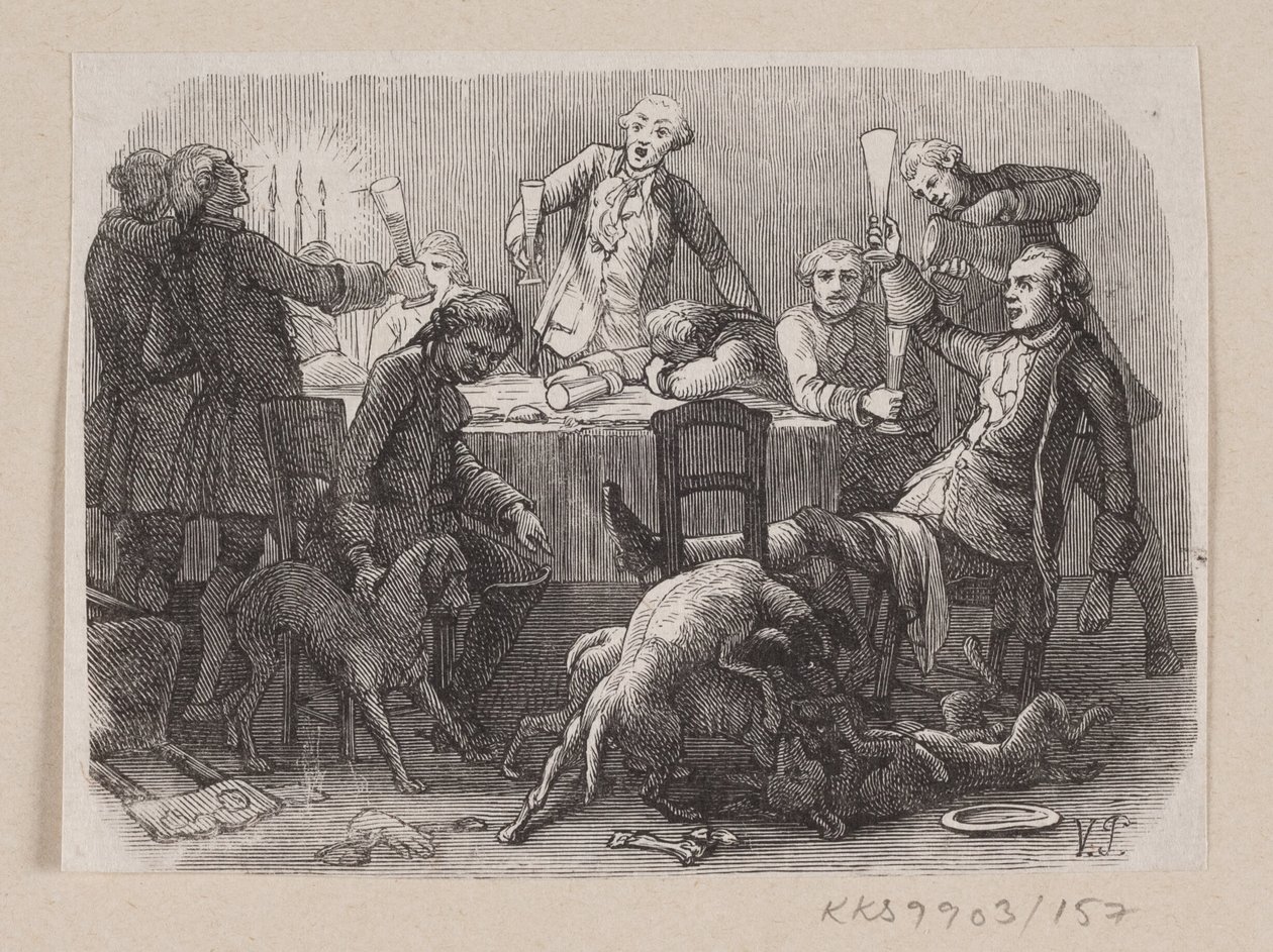 Ilustração para "Tudo no seu devido lugar" em H.C. Andersen, "Contos de fadas e histórias", Volume 2 de H.P. Hansen