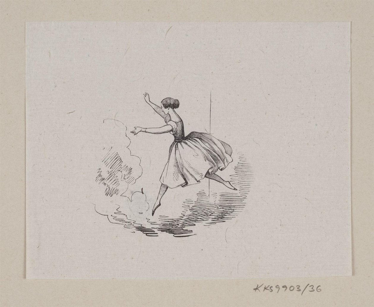 Ilustração para "The Steadfast Tin Soldier" em H.C. Andersen, "Contos de fadas e histórias", Volume 1 de H.P. Hansen