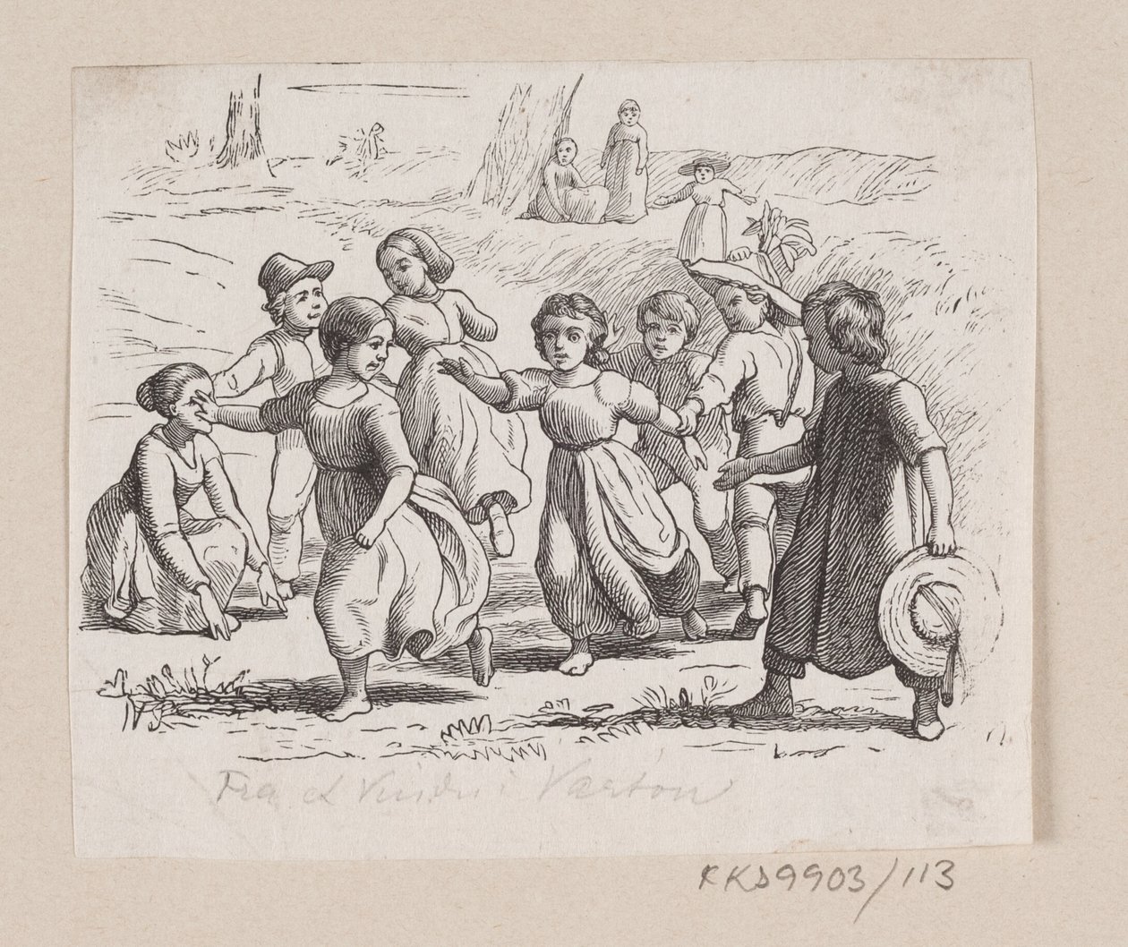 Ilustração para "From a Window in Vartou" em H.C. Andersen, "Contos e Contos de Fadas", Volume 2 de H.P. Hansen