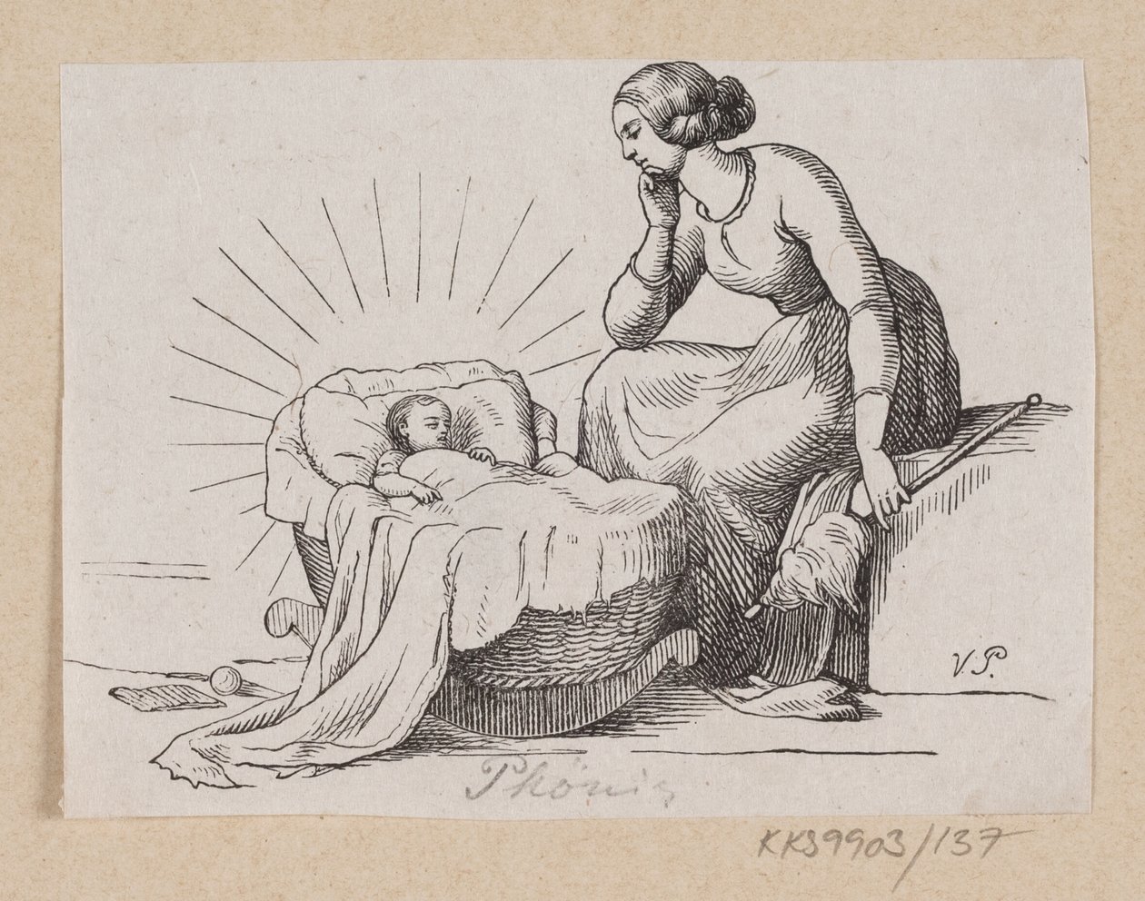 Ilustração para "Phoenix Bird" em H.C. Andersen, "Contos de fadas e histórias", Volume 2 de H.P. Hansen