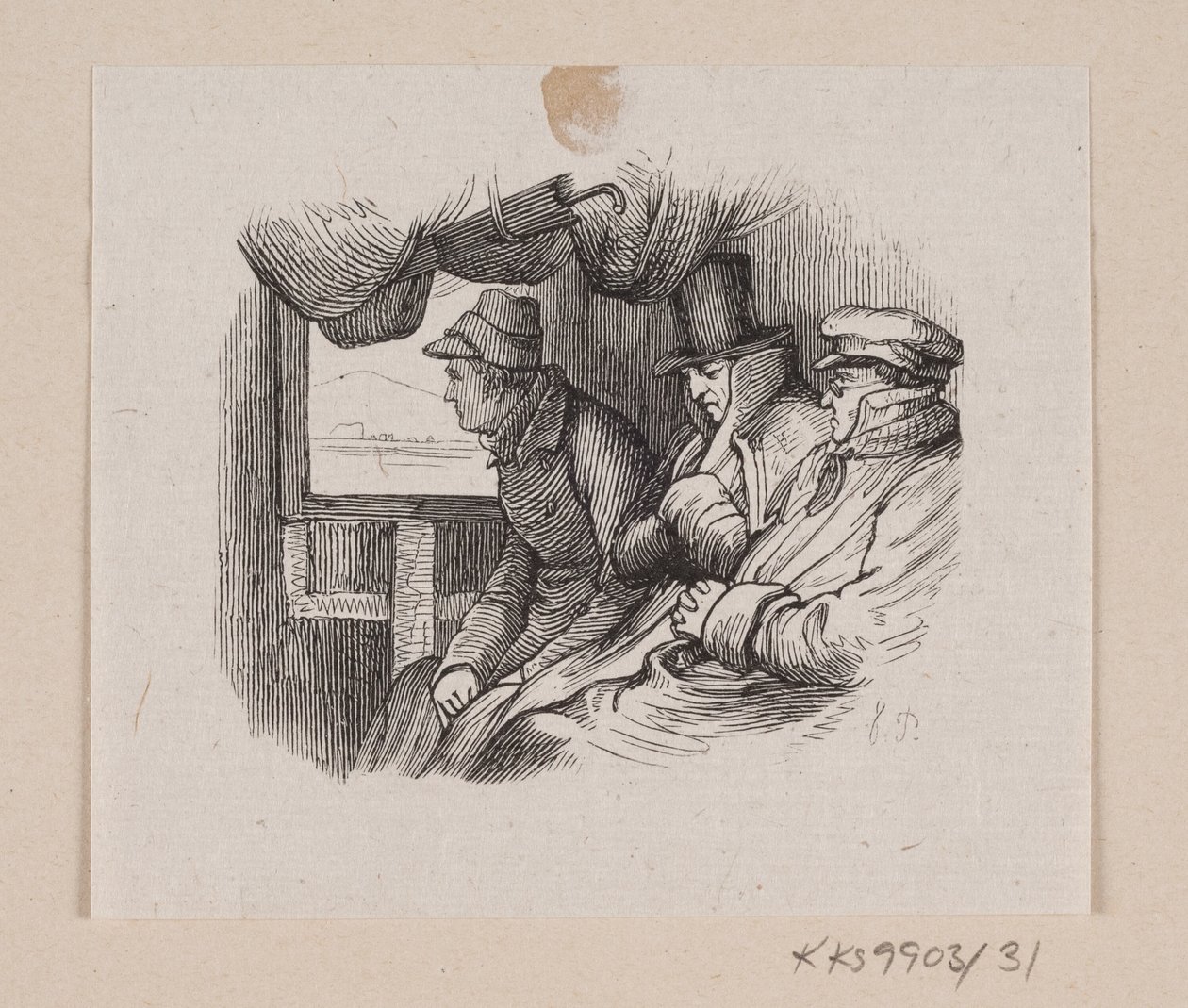 Ilustração para "Lykkens Kalosker" em H.C. Andersen, "Contos de fadas e histórias", Volume 1 de H.P. Hansen