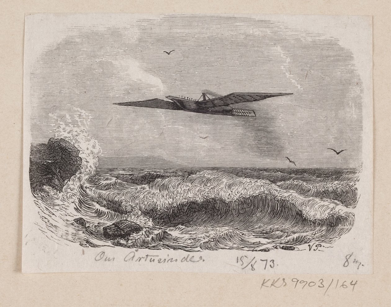 Ilustração para "Om Aartusinder" em H.C. Andersen, "Contos de fadas e histórias", Volume 2 de H.P. Hansen