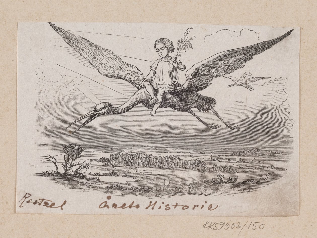 Ilustração para "A História do Ano" em H.C. Andersen, "Contos de fadas e histórias", Volume 2 de H.P. Hansen