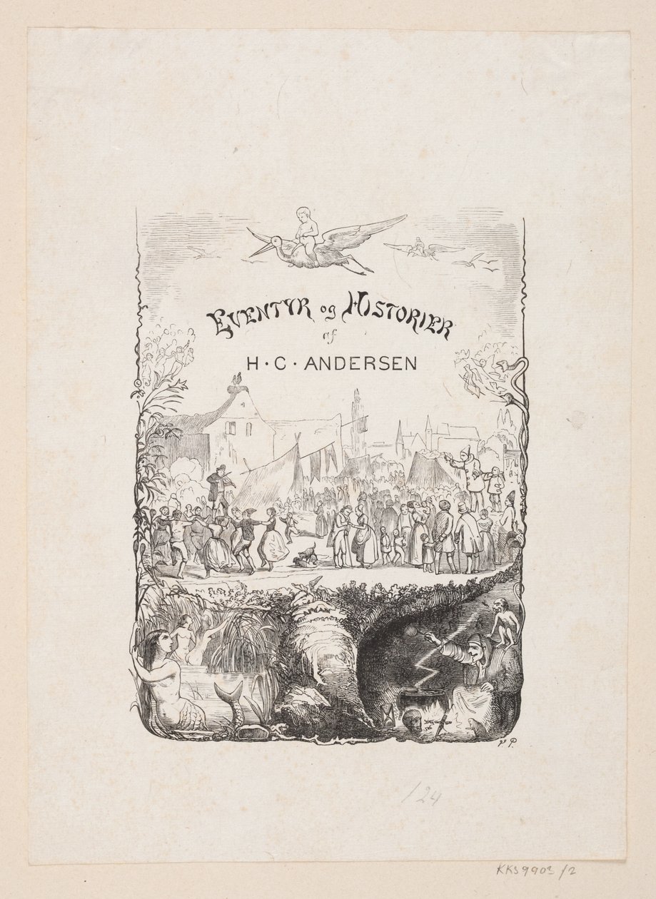 Título intermediário No. 2 para H.C. Andersen, "Contos de fadas e histórias", Volume 1 de H.P. Hansen