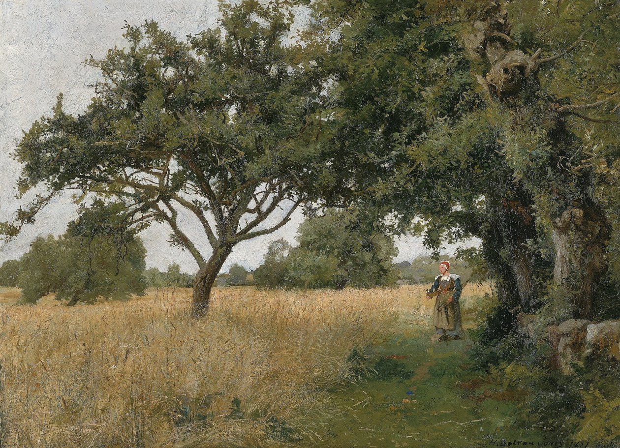 Paisagem da Bretanha de H. Bolton Jones