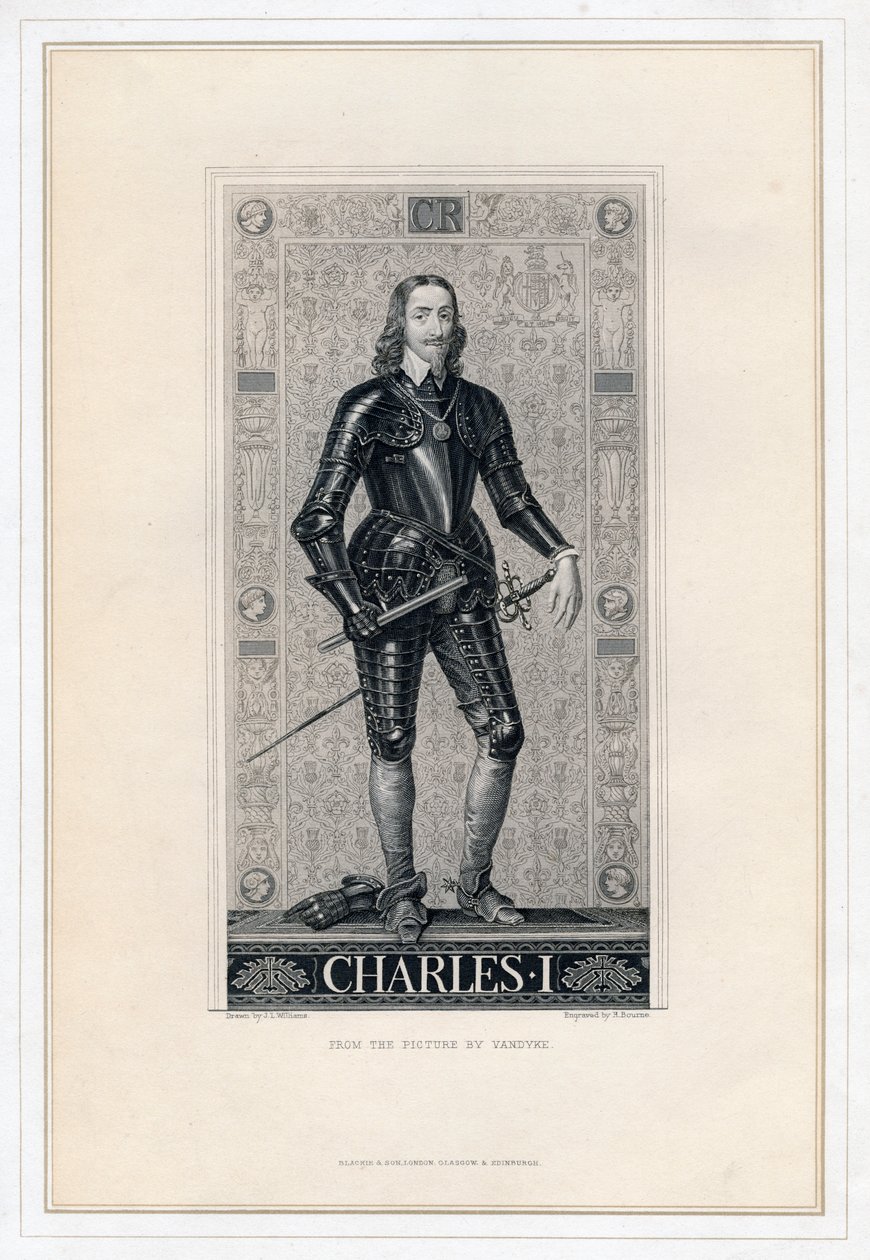 Carlos I da Inglaterra, século XIX. de H. Bourne