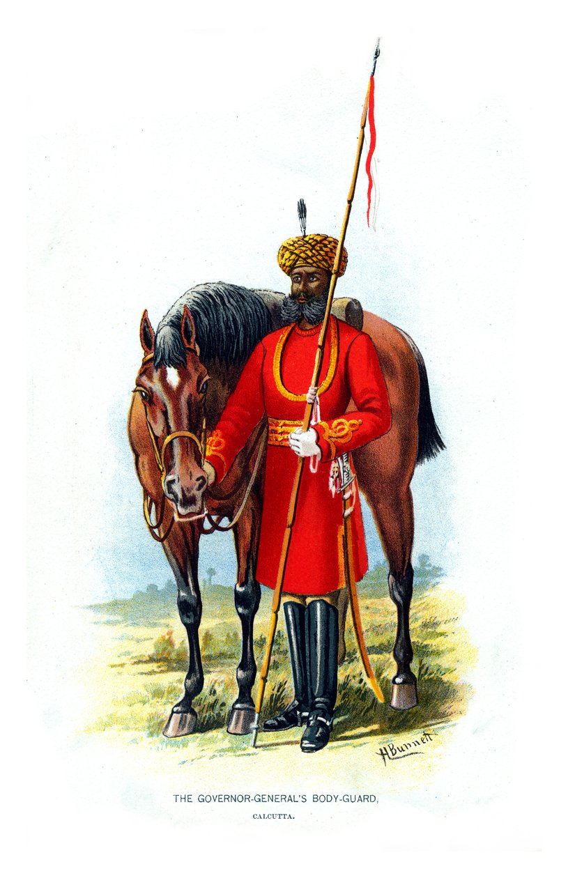 Guarda do Corpo de Governadores Gerais, c1890. de H. Bunnett