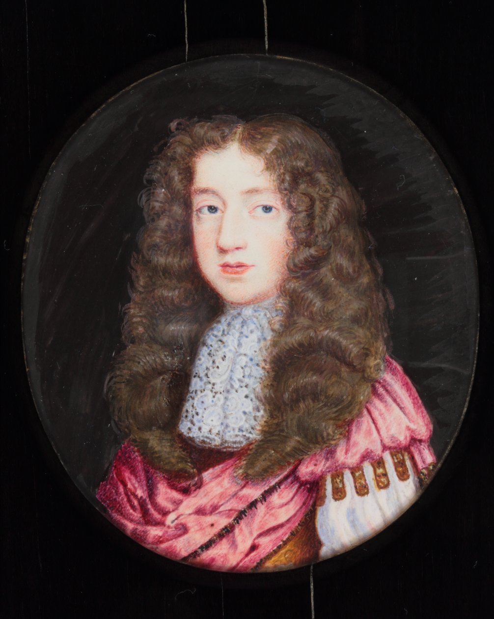 Henry Cavendish, Conde de Ogle (aguarela em marfim) de H. Byrne