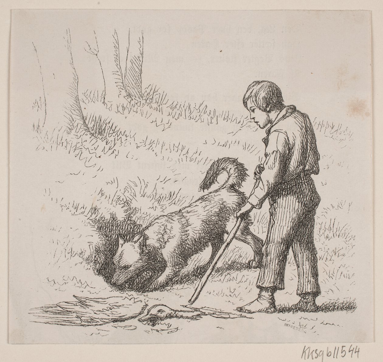Ilustração para: "Mr. Mikkel" de H. C. Henneberg