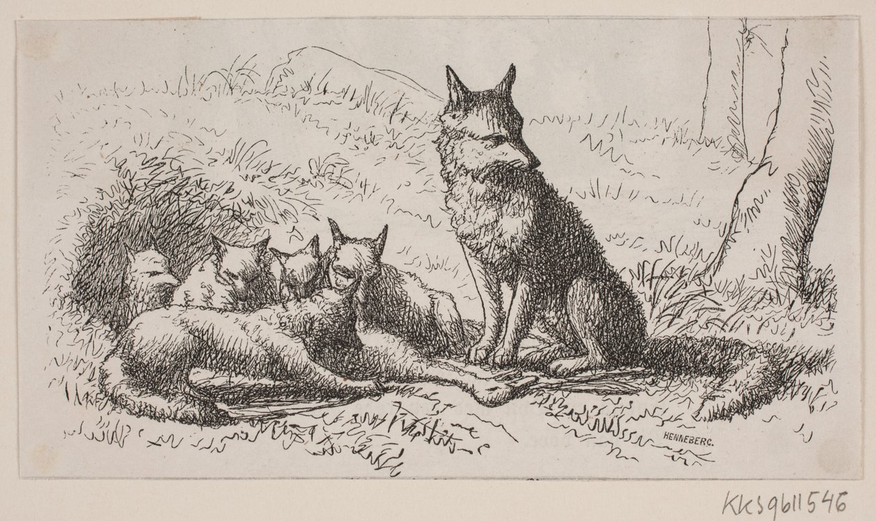 Ilustração para: "Mr. Mikkel" de H. C. Henneberg