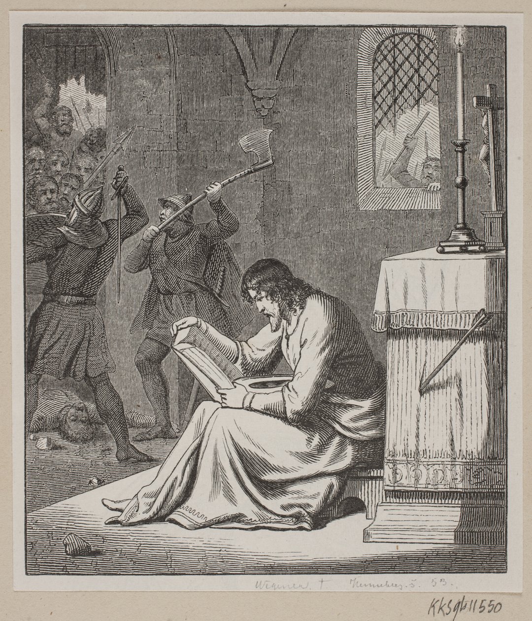 Ilustração para a História da Dinamarca de Fabricius. de H. C. Henneberg