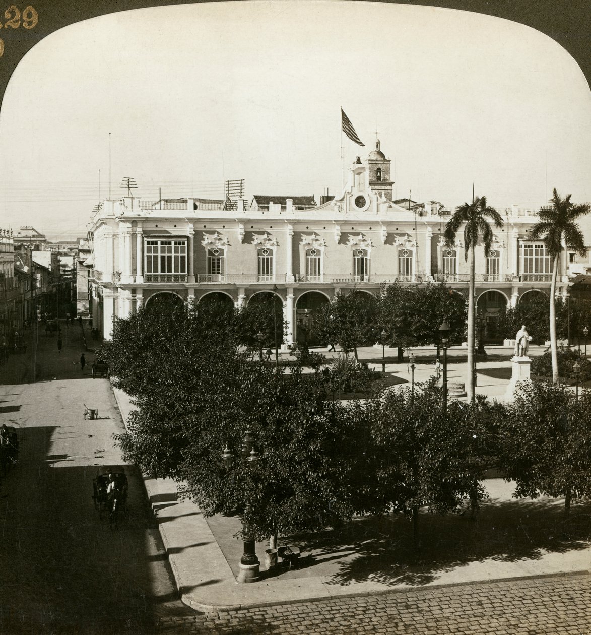 O Palácio do Capitão Generals, Havana, Cuba. de H. C. White