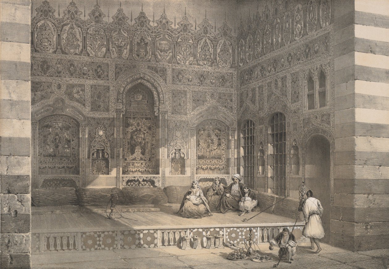 100. An Iwan, em Damasco, 1843. de H. Clerget
