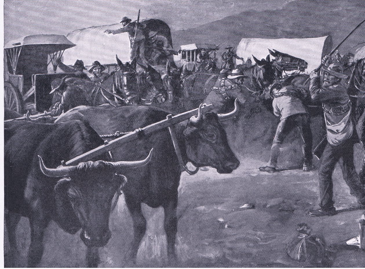 Uma ilustração apressada de After Pretoria: The Guerilla War, 1902 de H. Dixon