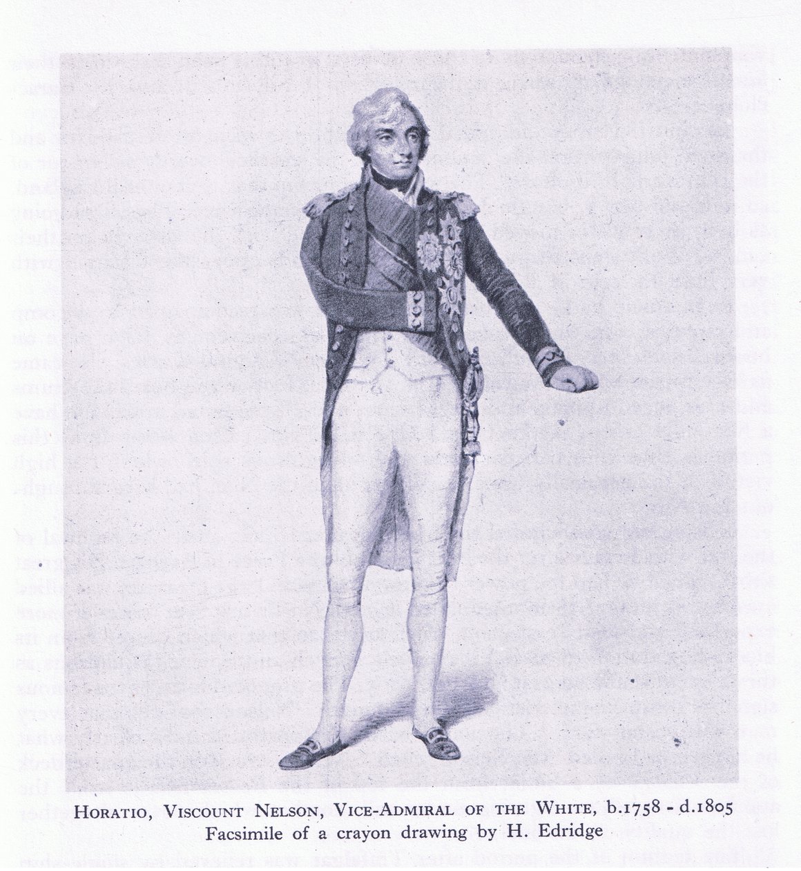 Horatio, Visconde Nelson, de British Adventure publicado pela Collins de H. Eldridge