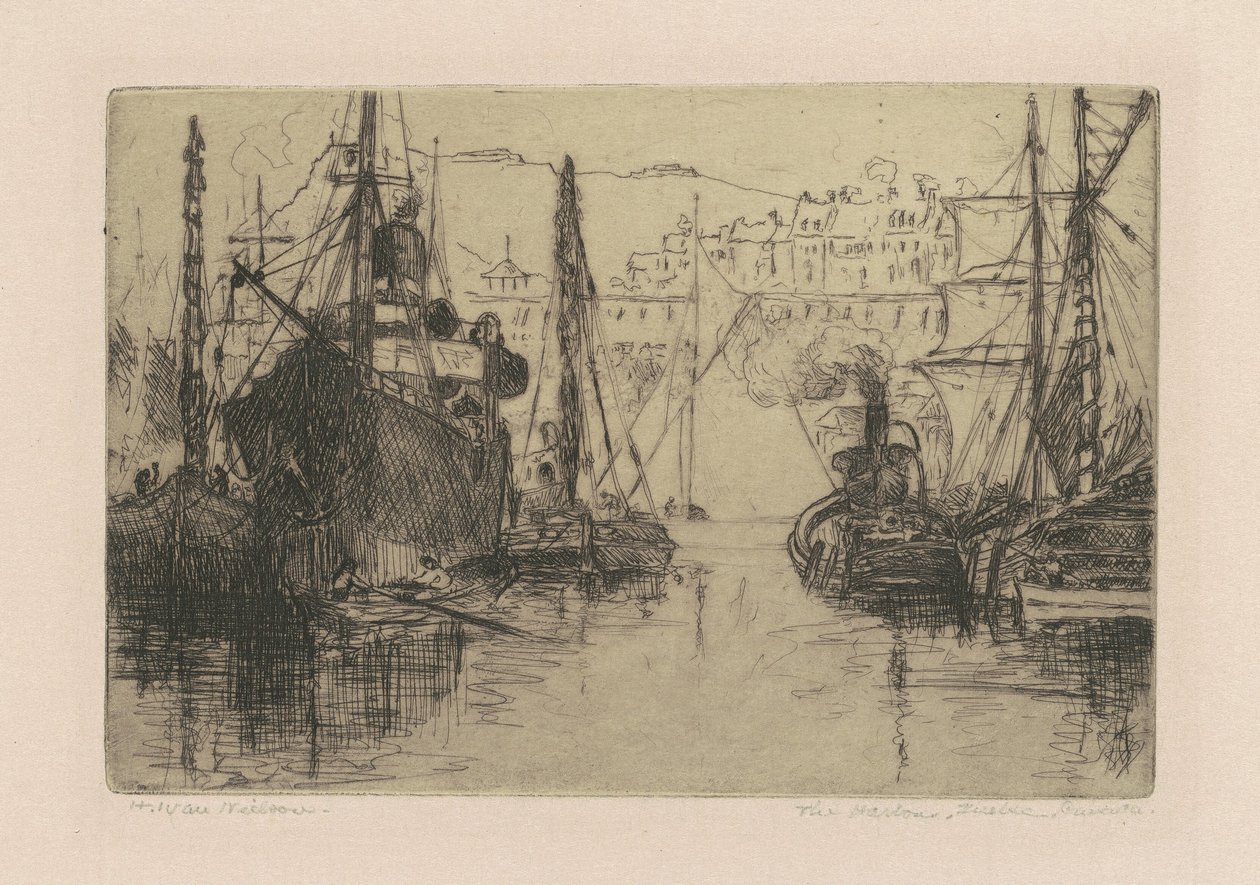 O porto, Quebec, Canadá de H. Ivan Neilson