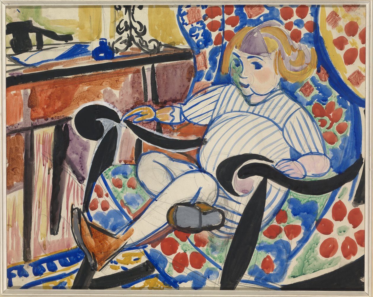 Guache de H. Lyman Sayen