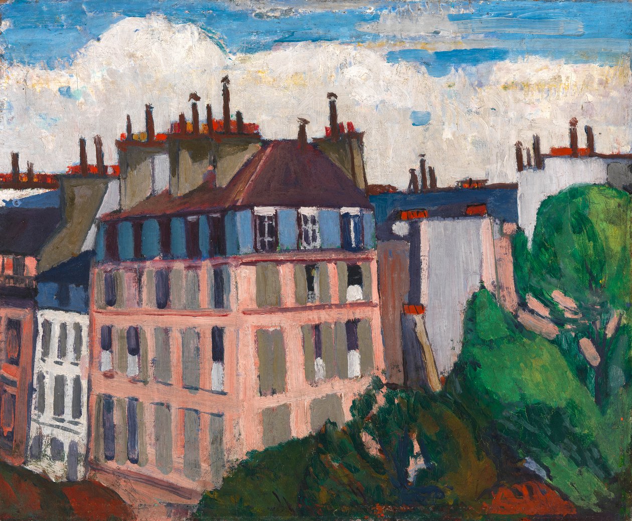 Telhados, Paris, 1909-1912. de H Lyman Sayen