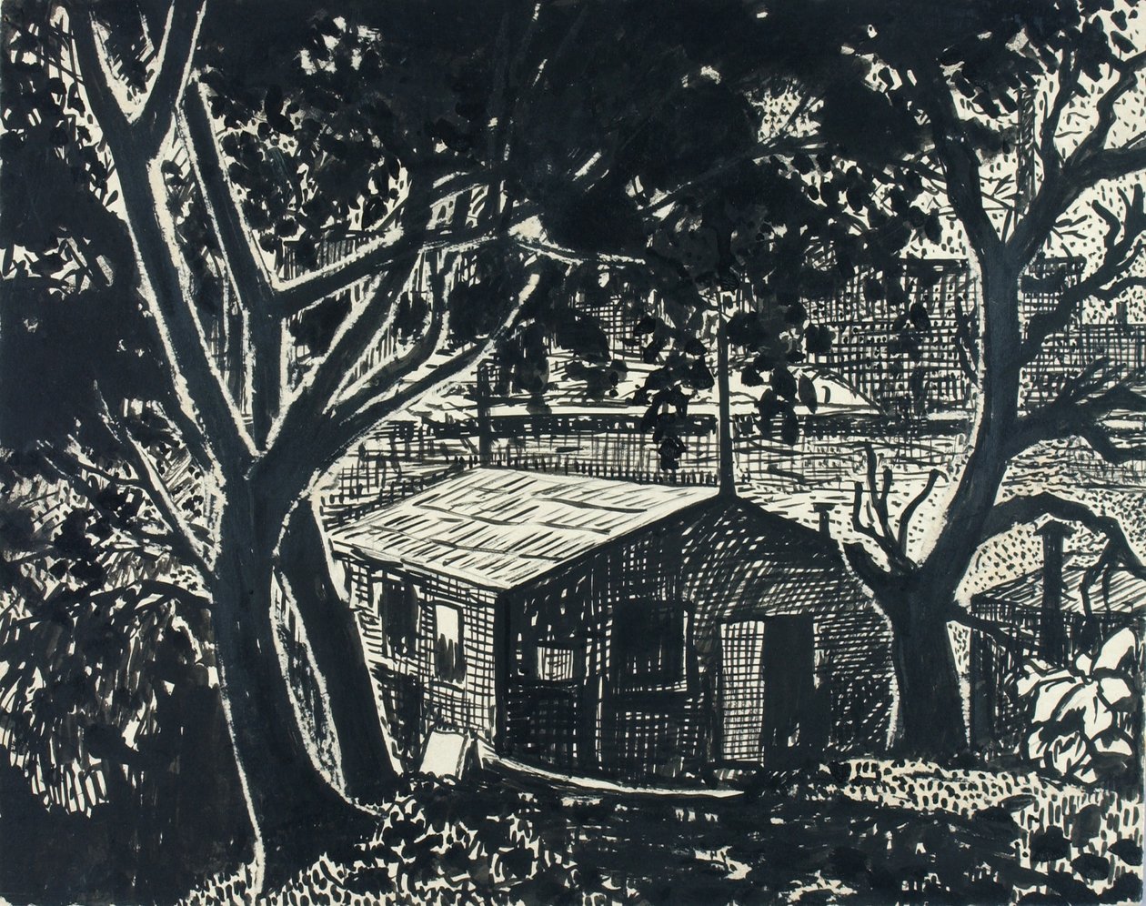 Sem título (Casa no bosque) de H. Lyman Sayen