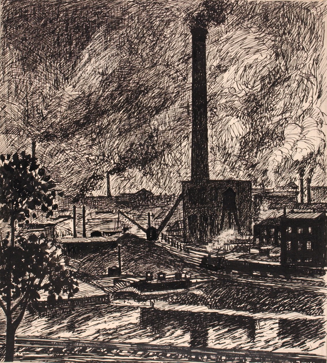 Sem título (Cena industrial) de H. Lyman Sayen